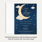Over the Moon Baby Shower Invitation