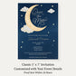 Over the Moon Baby Shower Invitation