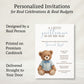 A Little Gentleman Baby Shower Invitation