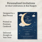 Over the Moon Baby Shower Invitation