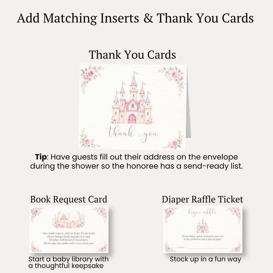 Princess Baby Shower Invitation