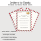Letters to Santa Kit – Christmas Cards for Kids with Stickers, Pencils & Nice Notices | Made in USA | 26-Piece Set