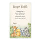 Watercolor Safari Diaper Raffle Ticket