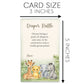 Watercolor Safari Diaper Raffle Ticket