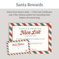 Letters to Santa Kit – Christmas Cards for Kids with Stickers, Pencils & Nice Notices | Made in USA | 26-Piece Set