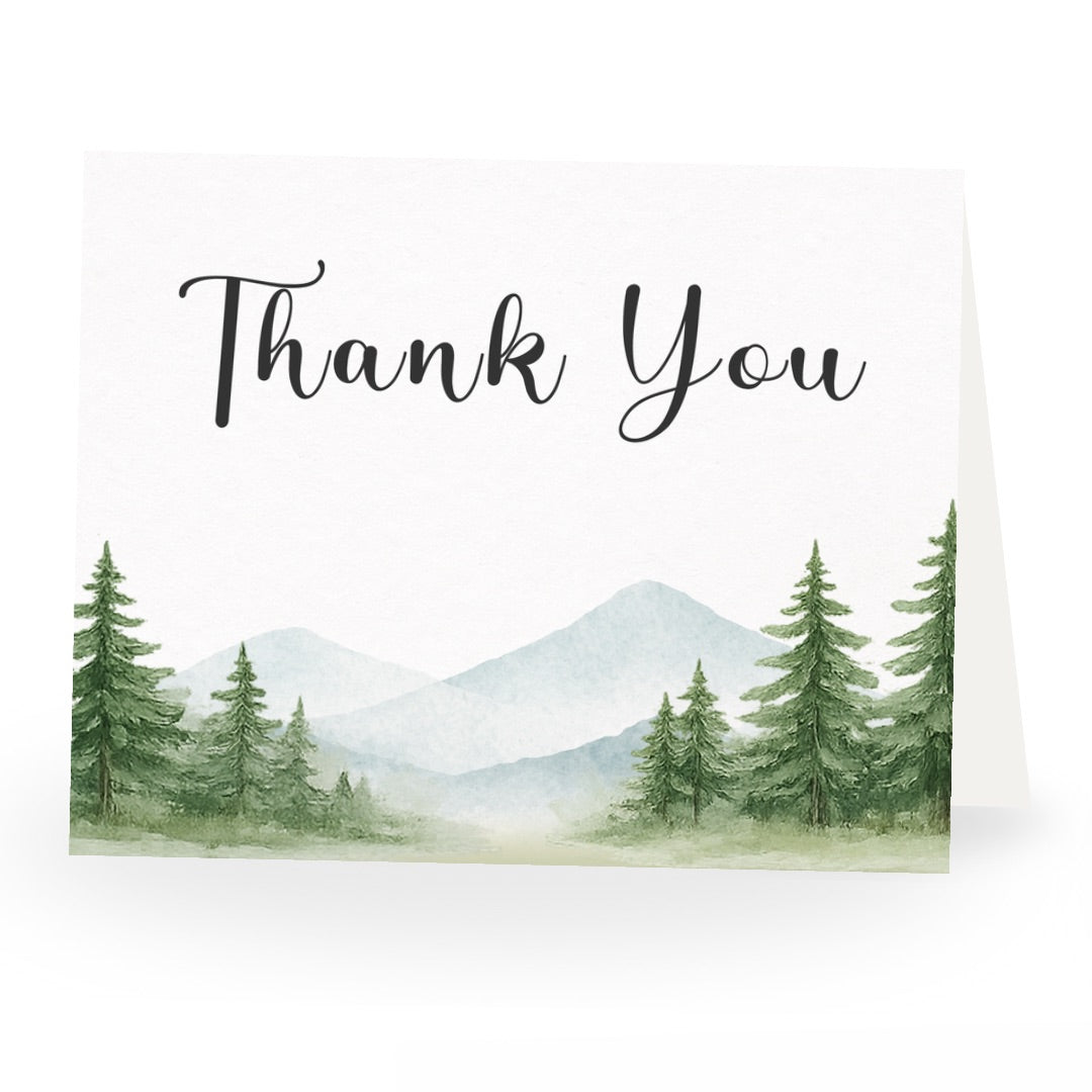 The Adventure Begins Thank You Card