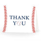 Baseball Baby Shower Thank You Card