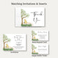 Winnie Horizontal Baby Shower Thank You Card