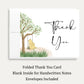 Winnie Horizontal Baby Shower Thank You Card