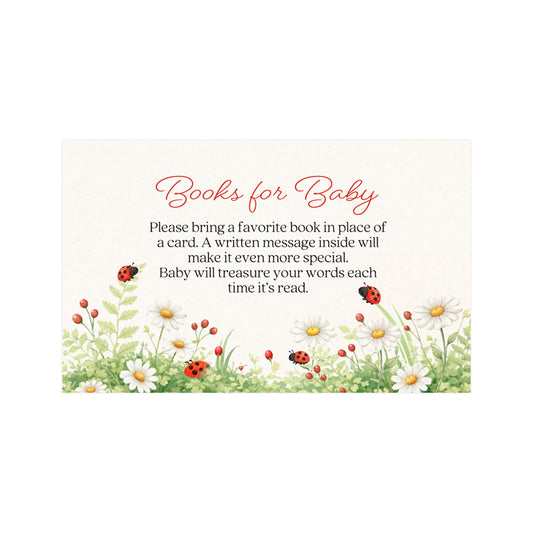 Ladybug Books for Baby Cards