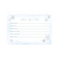 Little Snowflake Wishes For Baby Card
