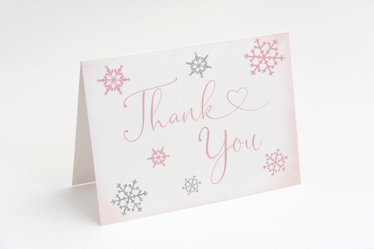 Little Snowflake Thank You Card
