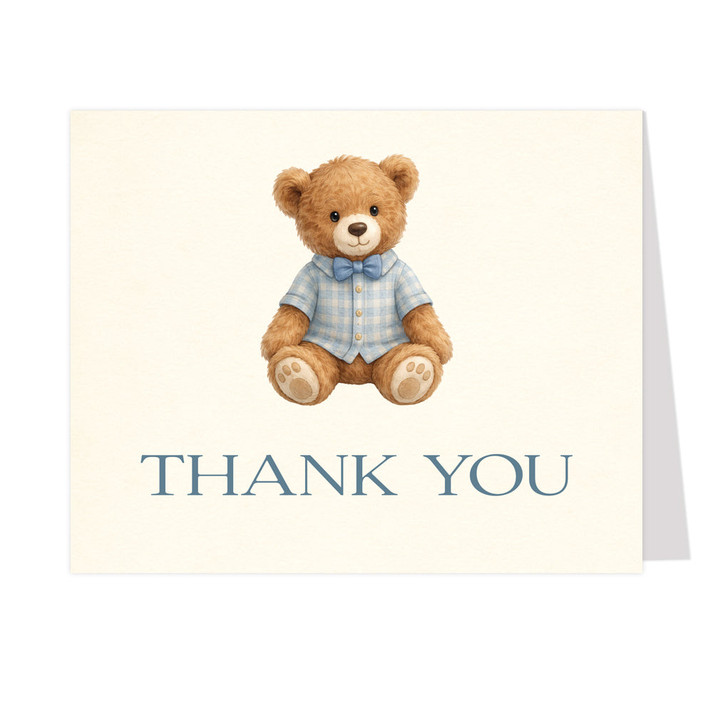 A Little Gentleman Thank You Card