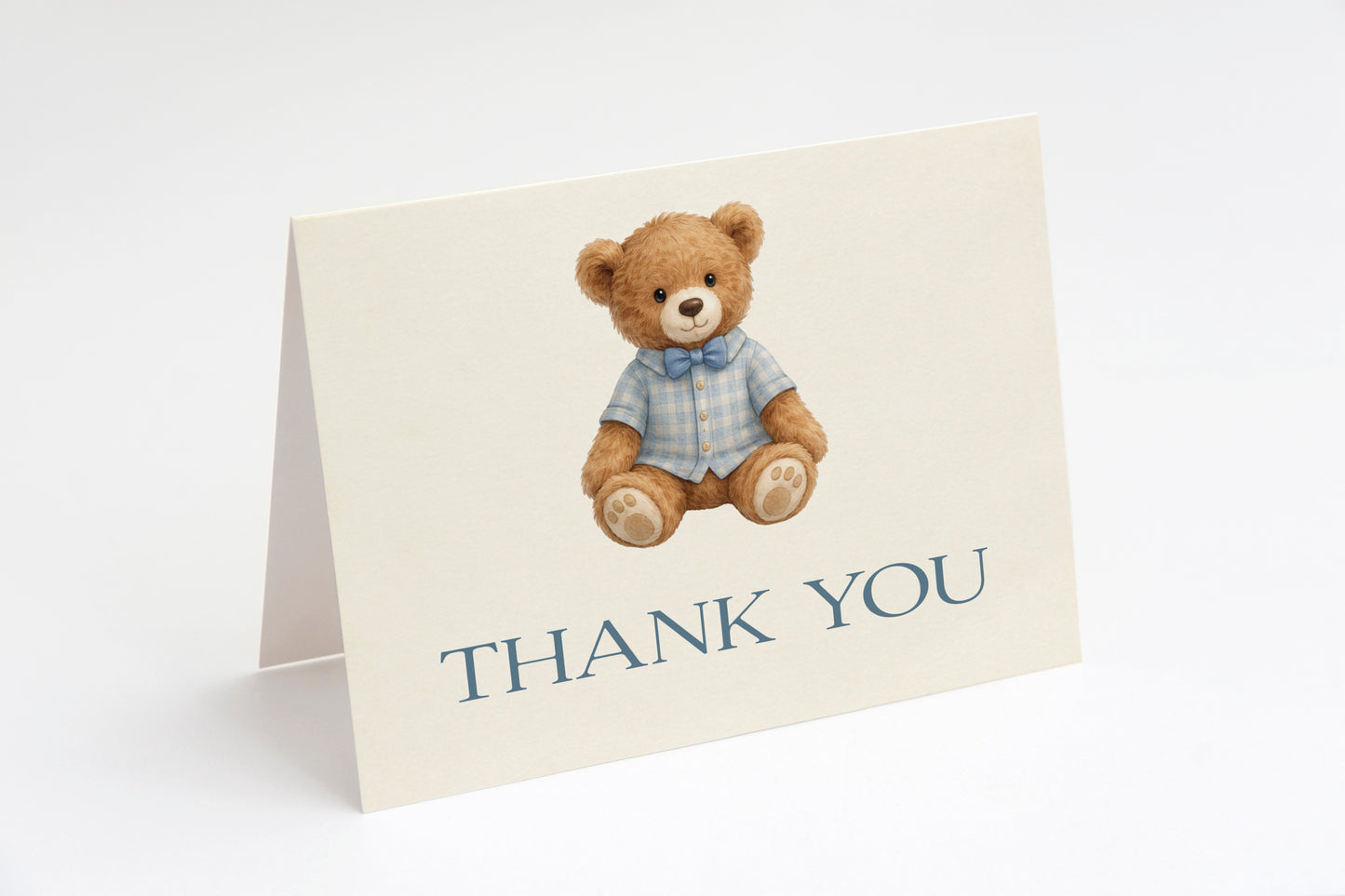 A Little Gentleman Thank You Card