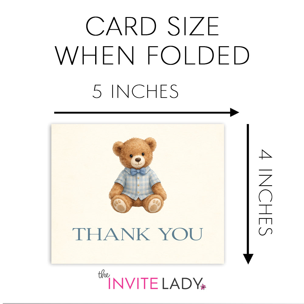 A Little Gentleman Thank You Card