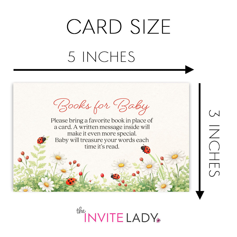 Ladybug Books for Baby Cards