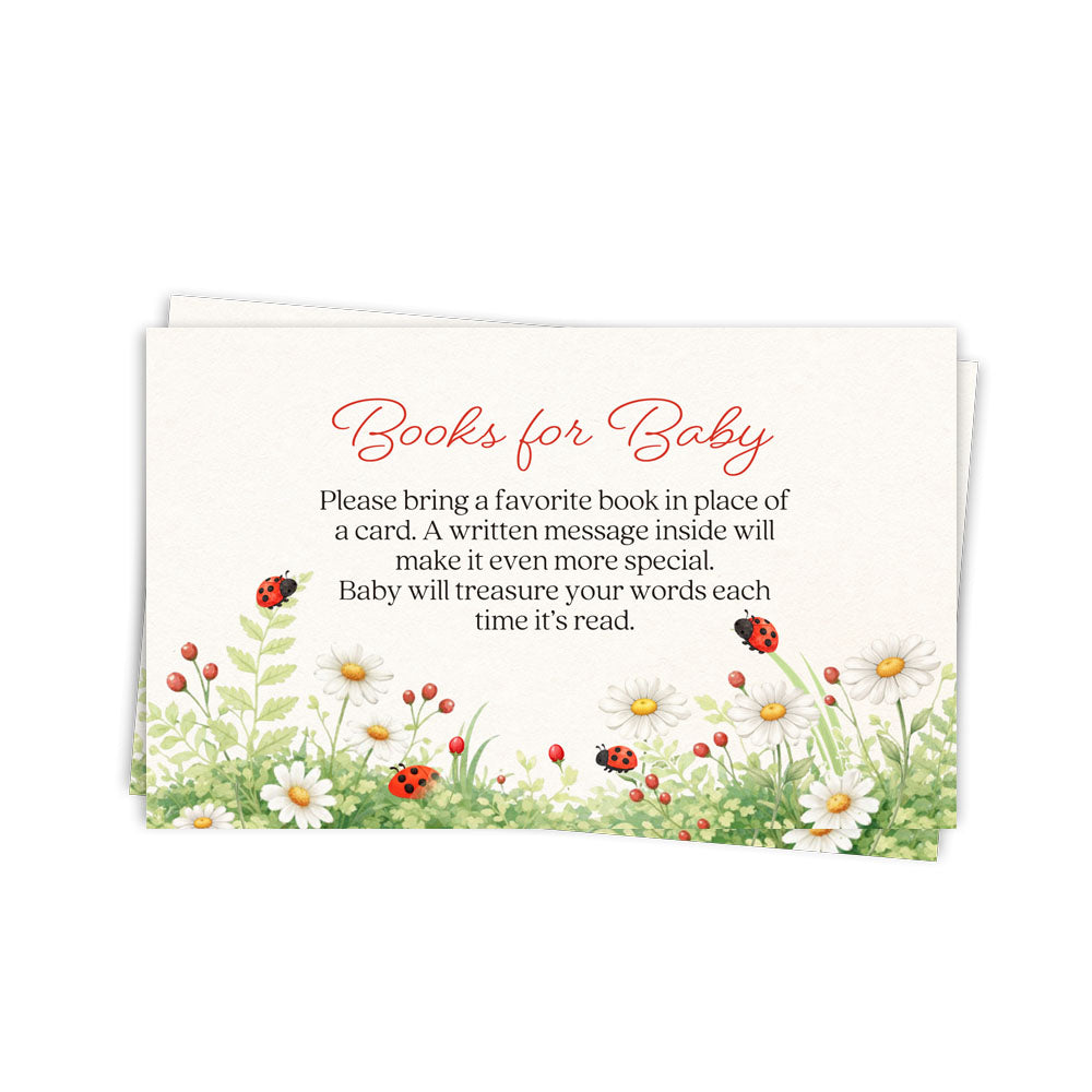 Ladybug Books for Baby Cards