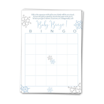 Little Snowflake Bingo Card
