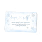 Little Snowflake Baby Shower Diaper Raffle Ticket