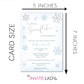 Little Snowflake Baby Shower Invitation