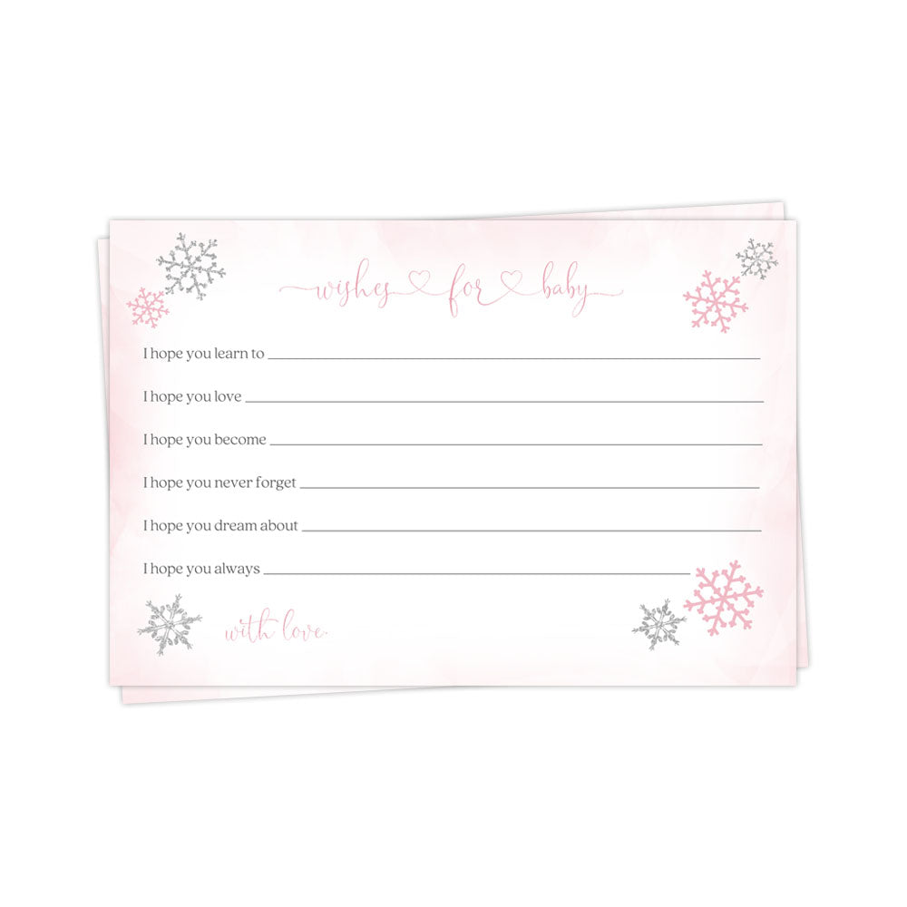 Little Snowflake Wishes For Baby Card