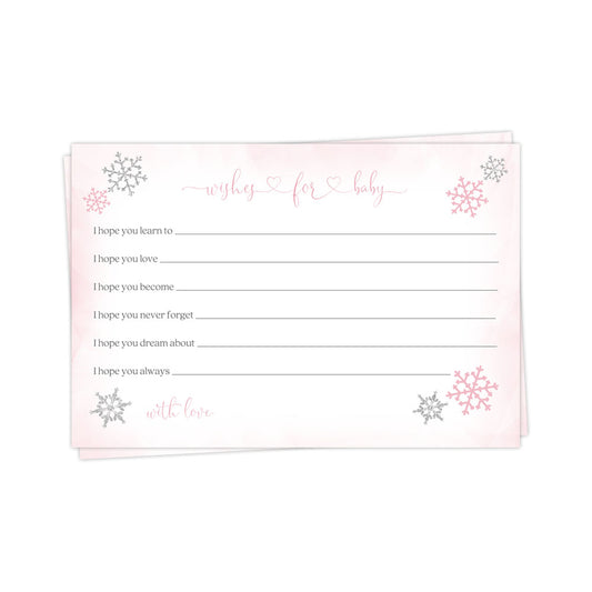 Little Snowflake Wishes For Baby Card