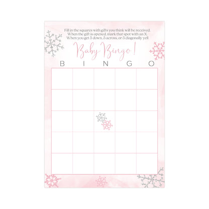 Little Snowflake Bingo Card
