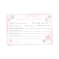 Little Snowflake Baby Shower Predictions Card