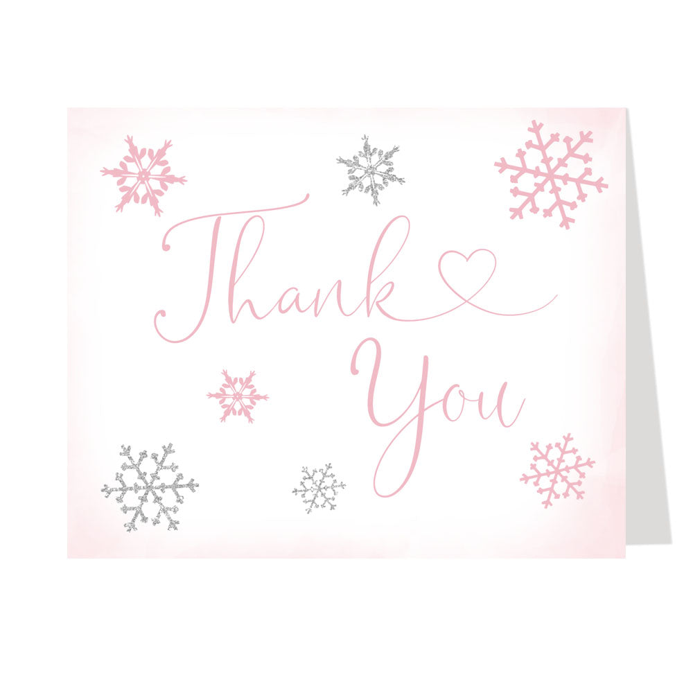 Little Snowflake Thank You Card