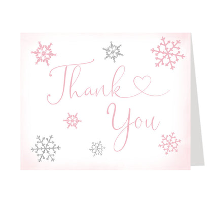 Little Snowflake Thank You Card