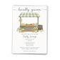 Locally Grown Baby Shower Invitations Printed Farmers Market Little Sprout Invite