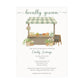 Locally Grown Baby Shower Invitations Printed Farmers Market Little Sprout Invite