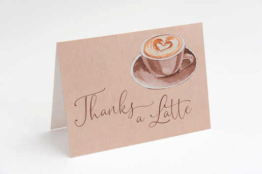 Love is Brewing Thank You Cards