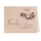 Love is Brewing Thank You Cards
