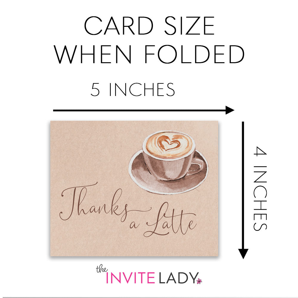 Love is Brewing Thank You Cards