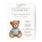 A Little Gentleman Baby Shower Invitation