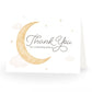 Over the Moon Neutral Baby Shower Thank You Card