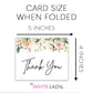 Miss to Mrs. Thank You Card