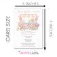 She's Fresh Off the Market Flower Cart Bridal Shower Invitation