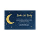 Over the Moon Navy Book Card