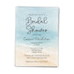 Painted Beach Bridal Shower Invitation