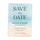 Painted Beach Save the Date Card