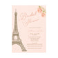 Paris Love Story Bridal Shower Invitation