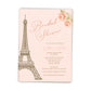 Paris Love Story Bridal Shower Invitation