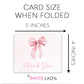 Pink Bow Baby Shower Thank You Cards