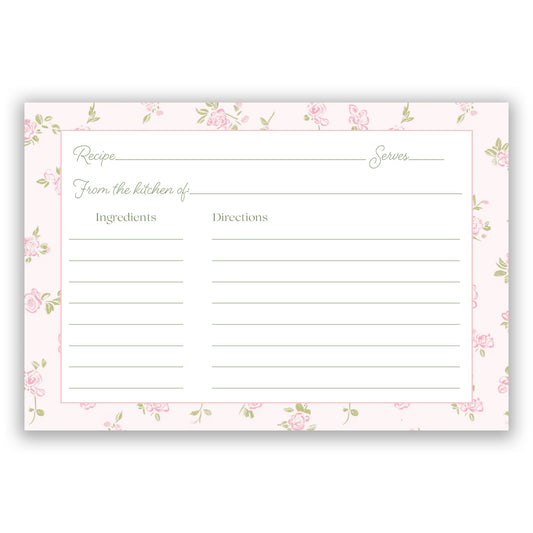 She's Tying the Knot Recipe Card