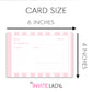 Pretty in Pink Recipe Card