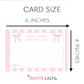 Pretty in Pink Advice for the Bride Card