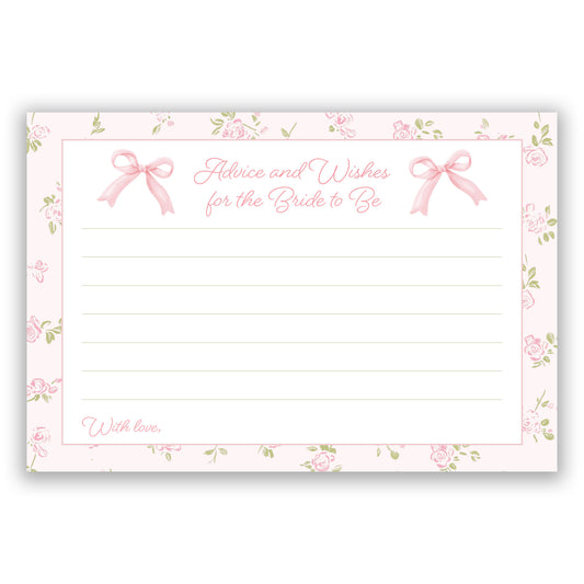 She's Tying the Knot Advice for the Bride Card