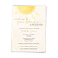 Sunshine Baby Shower Invitation